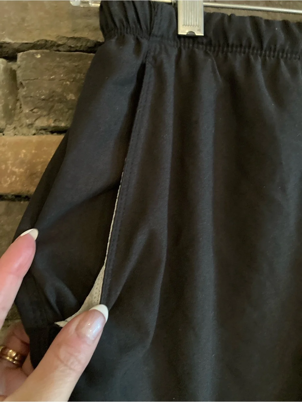 Y2K Nike Black Track Pants Zip Ankle Retro Sportswear